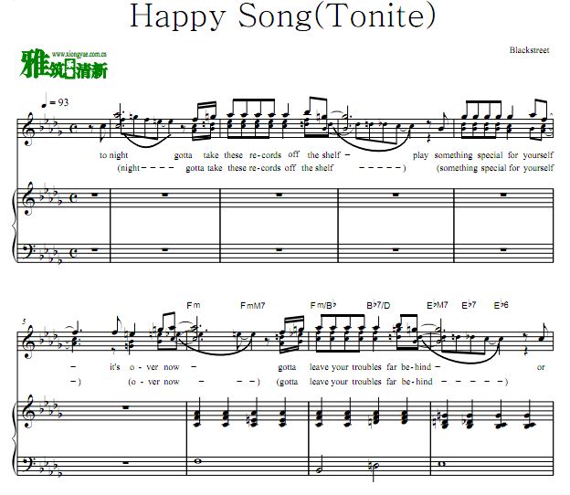 Blackstreet - Happy Song(Tonite) 