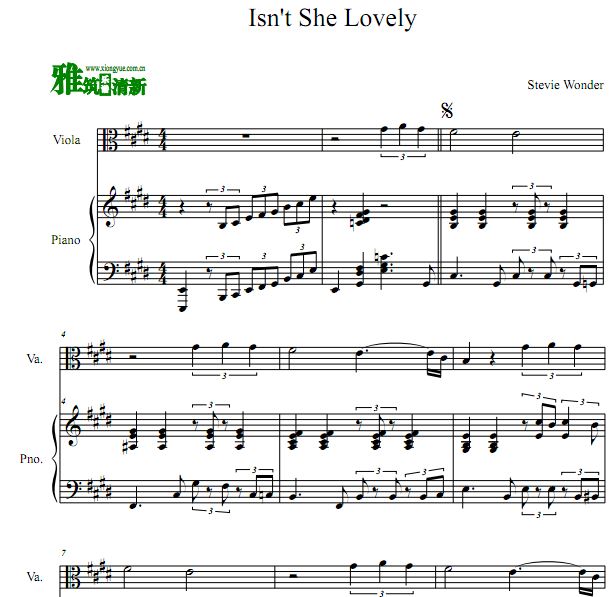 Stevie Wonder - Isn't She Lovely ٸٺ