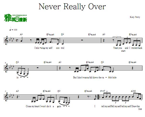 Katy Perry - Never Really Over ʳ 