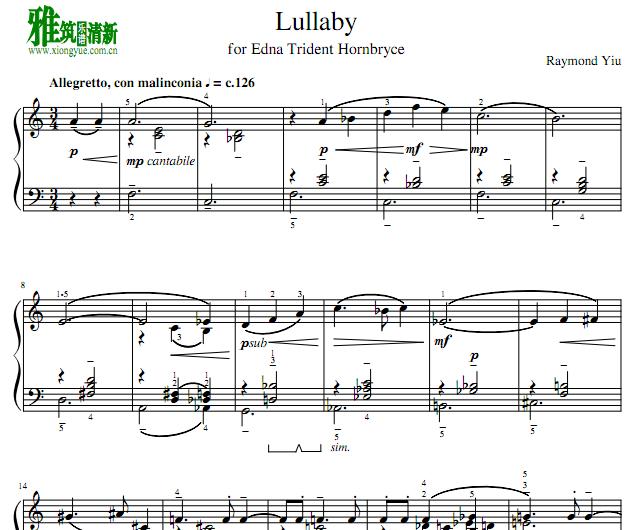 Raymond Yiu - Lullaby