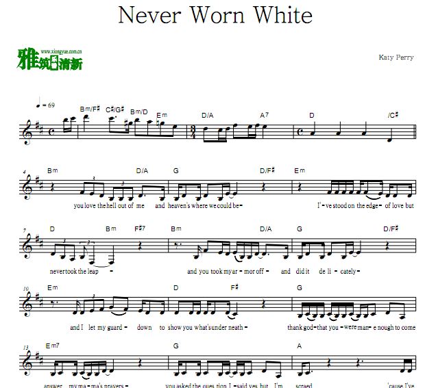 Katy Perry - Never Worn Whiteԭ