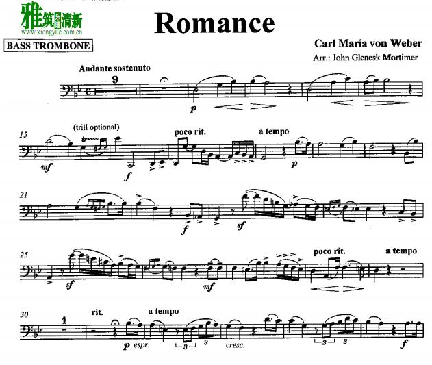 Τ    Romance for Trombone 