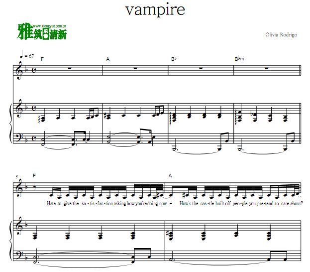 Olivia Rodrigo - Vampireٰ 