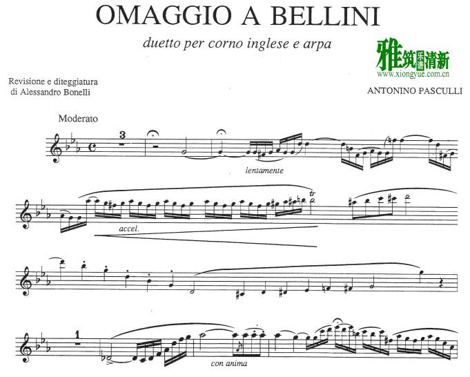 ˹Pasculli - omaggio a bellini ˫ɹ