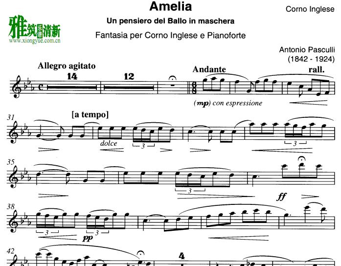 ˹ Pasculli - Amelia Fantasie Ӣ