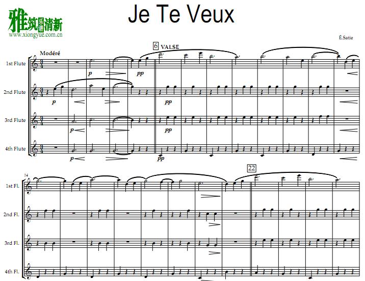 Satie - Je Te Veux  Ҫ 