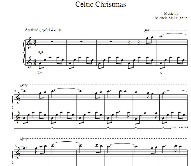 Michele McLaughlin - Celtic Christmas钢琴谱