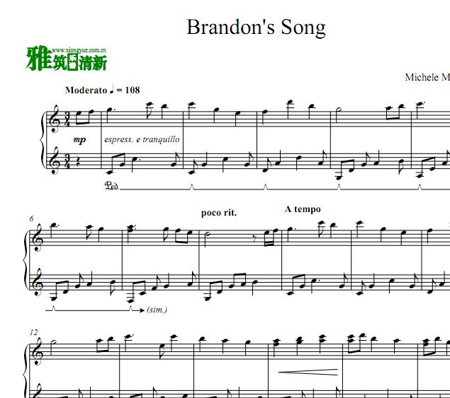 Michele McLaughlin - Brandons Song