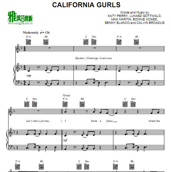 Katy Perry - California Gurlsٰ