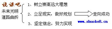 教科版九年级政治走向未来板书
