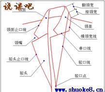 西服翻驳领图片