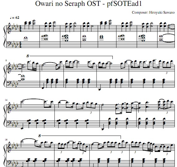 �ս�ĳ���ʹOwari no Seraph OST - pfSOTEad 1������