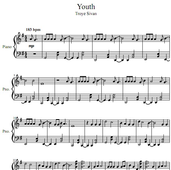 Troye Sivan - Youth������