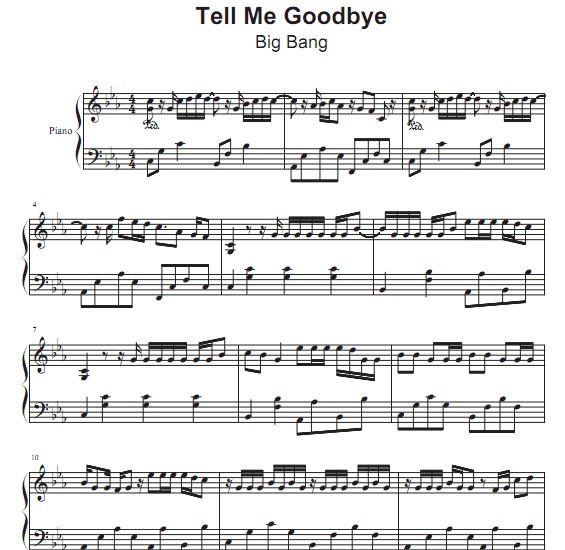 BIGBANG &ndash; Tell Me Goodbye������
