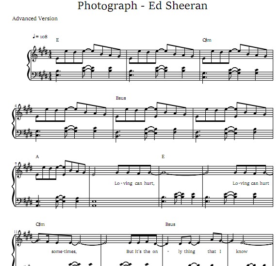 Ed Sheeran &ndash; Photograph������