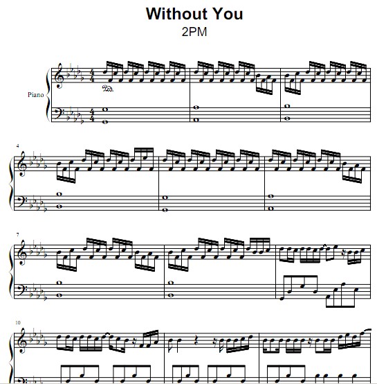 2PM &ndash; Without You������