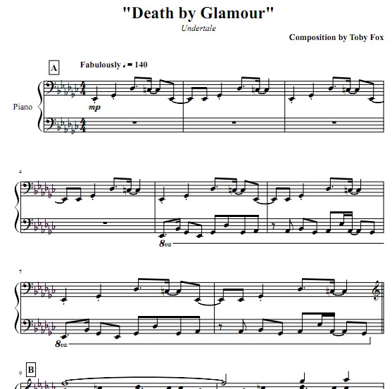 Undertale - Death by Glamour������